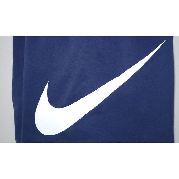 Nike Men's Size S Explosive Club Fleece Sweat Shorts Navy Blue Pre-Owned - Picture 5 of 10